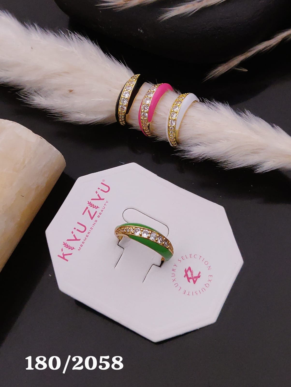 Kiyu Ziyu 18K Gold Plated Ring – Premium Anti-Tarnish Fashion Jewellery