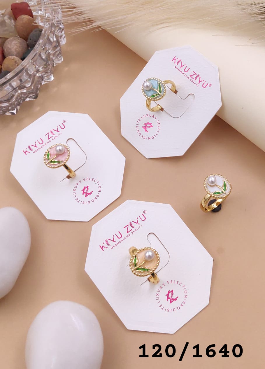 Kiyu Ziyu 18K Gold Plated Ring – Premium Anti-Tarnish Fashion Jewellery