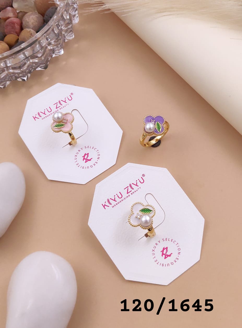 Kiyu Ziyu 18K Gold Plated Ring – Premium Anti-Tarnish Fashion Jewellery