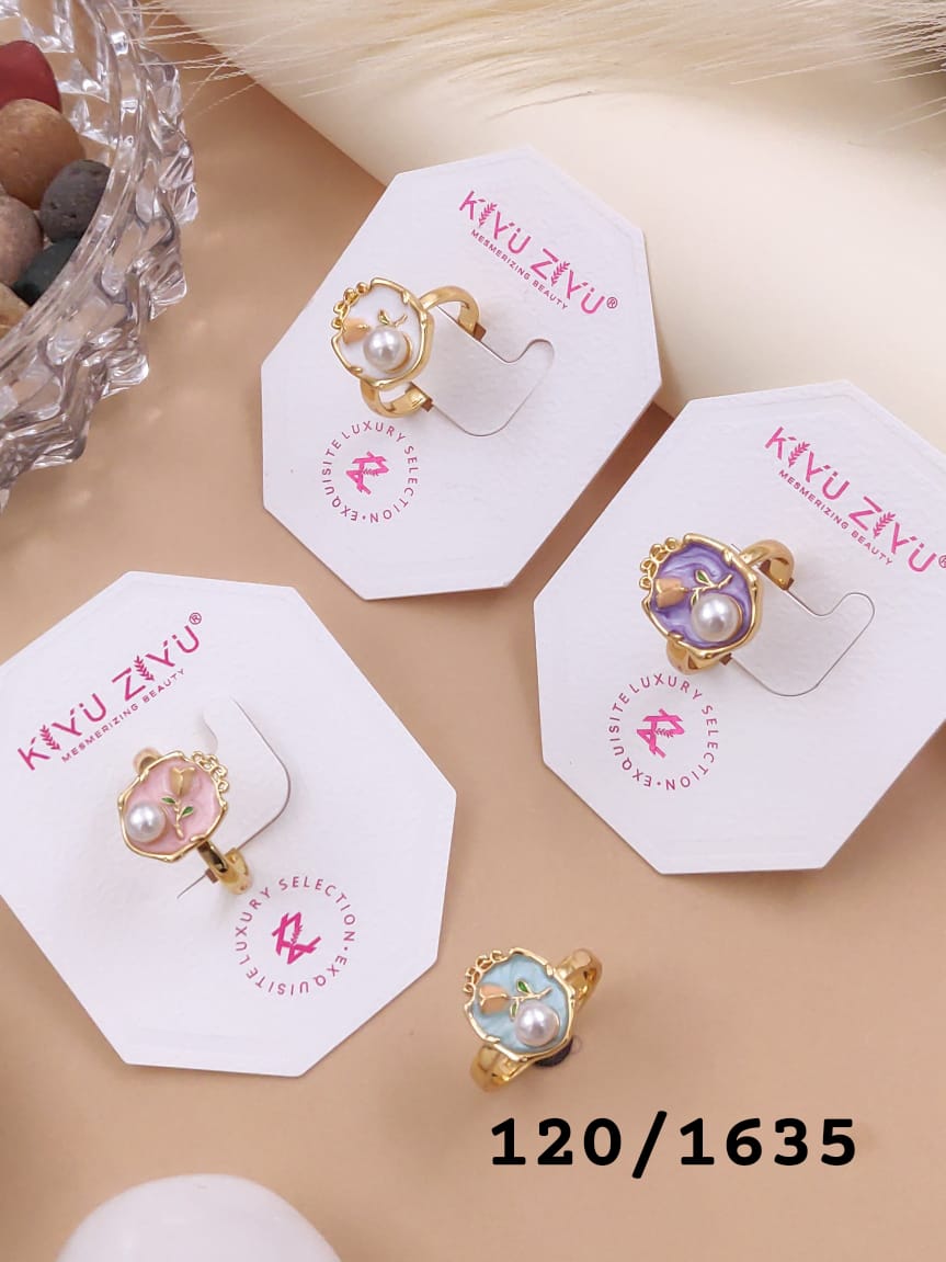 Kiyu Ziyu 18K Gold Plated Ring – Premium Anti-Tarnish Fashion Jewellery