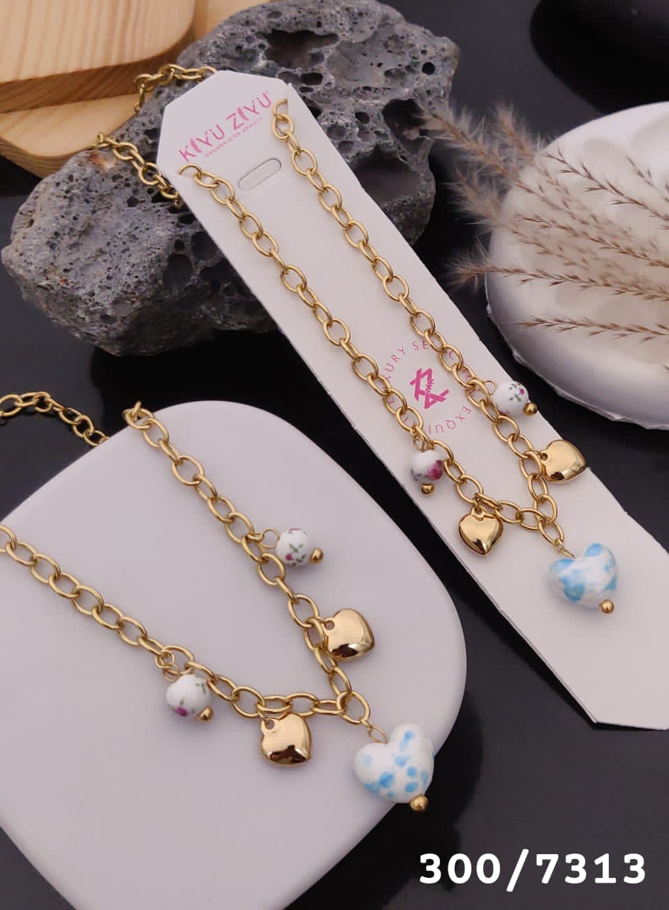 Kiyu Jiyu 18 K Gold-Plated Pendant Necklace – Elegant &amp; Timeless