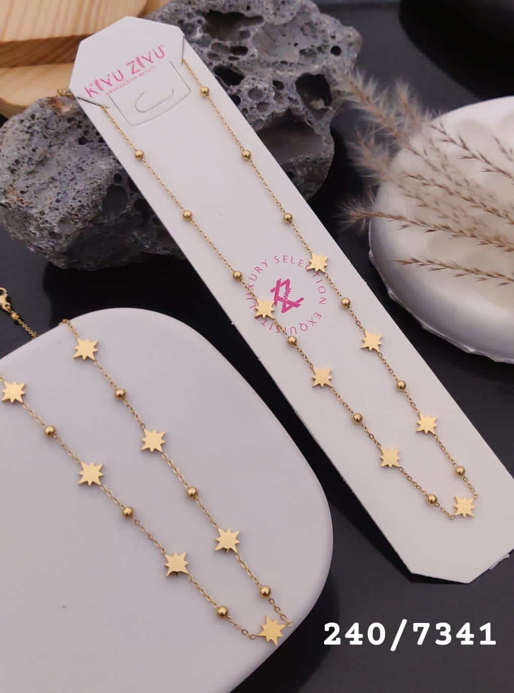 Kiyu Jiyu 18 K Gold-Plated Pendant Necklace – Elegant &amp; Timeless